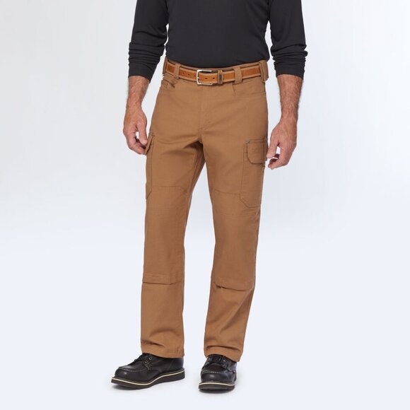 NWT DULUTH Flex Fire Hose Relaxed Fit Cargo Work Pants Brown Size 40x30